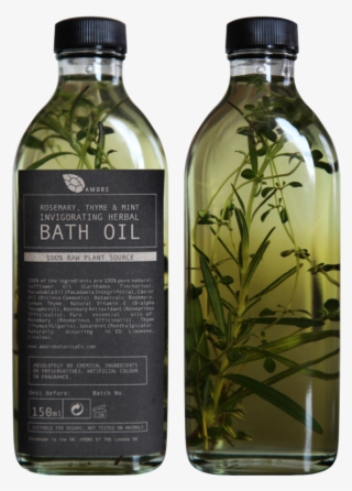 Rosemary, Thyme And Mint Invigorating Herbal Bath Oil - Bath Oils #9450701