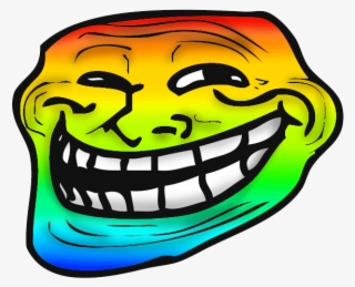Dt6mebgec1 - Dt6mebgec - Troll Face Rainbow Png #9452654
