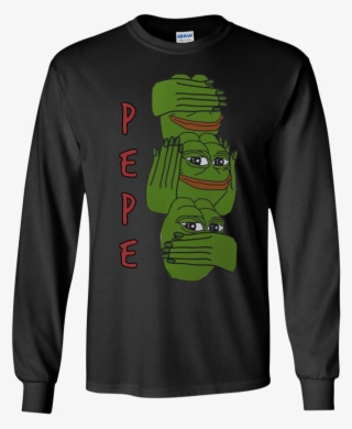 Pepe Funny Meme G240 Gildan Ls Ultra Cotton T-shirt - Shirt #9453917