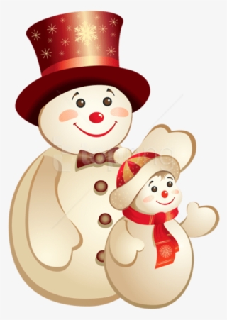Free Png Cute Snowmns Png - Merry Christmas Images 2018 #9454273