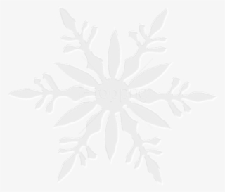 Free Png Transparent Snowflake Png - Transparent Background Snowflake Png #9454632
