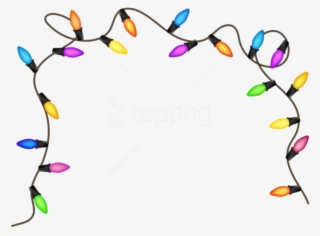 Christmas Lights Png - Transparent Background Christmas Lights Clipart #9455165