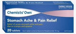 Chemists' Own Stomach Ache & Pain Relief Tablets - Household Supply #9455320 Chemists' Own Stomach Ache & Pain Relief Tablets - Household Supply #9455320
