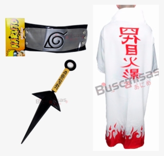Yondaime Manto Sobretudo Yondaime Minato Com Kunai - Roupa De Hokage Minato #9455922
