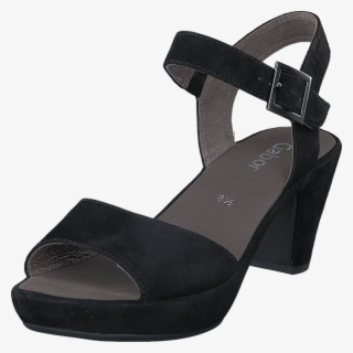 57 Black Black 58545-00 Womens Suede Rubber Heels - High Heels #9456070