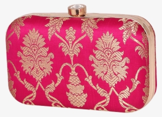 Buy Rosy Red Brocade Box Clutchwith Sling Online - Coin Purse #9456341 Buy Rosy Red Brocade Box Clutchwith Sling Online - Coin Purse #9456341