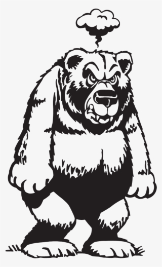 600 X 983 5 - Angry Black Bear Cartoon #9458110