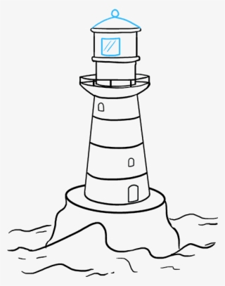 680 X 678 16 - Easy Step By Step Lighthouse Drawing #9458951