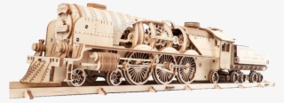 V-express Steam Train With Tender - Ugears V Express #9459012