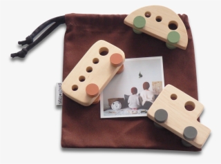 Pinch Toys - Car - Mini - Basil - Wood #9459643