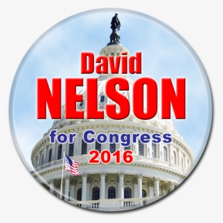 Campaign Button - Pcc302 - U.s. Capitol #9459900