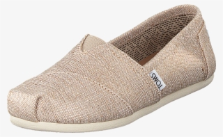 Natural Metallic Burlap Natural - Slip-on Shoe #9460066
