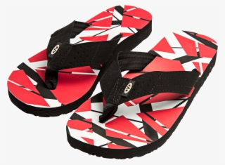 Evh Red Flip Flops - Van Halen Flip Flops #9460523
