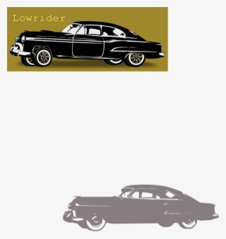 Old Car Clip Art - Lowrider #9460842