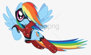 Free Png Mlp Rainbow Dash Super Hero Png Image With - Mlp Rainbow Dash Super Hero #9461087