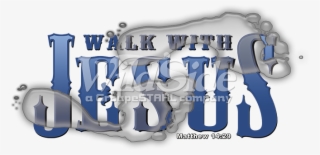 Walk With Jesus , With Footprints - Walk With Jesus Png #9462550