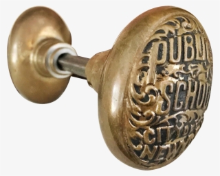 Antique New York Public Schools Doorknob Set - Antique #9464440