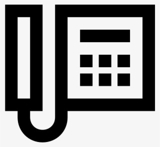 This Icon Looks Just Like A Landline Phone That You - Calligraphy #9464756