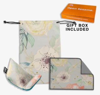 Vintage Floral Microfiber Essentials Gift Set - Coin Purse #9465642