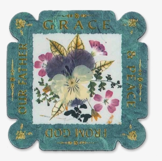 Grace & Peace From God Scripture Magnet - Jasmine #9465871