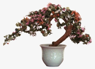 Large Oriental Bonsai Agate Glass Tree Vintage - Bonsai Tree Jade #9465950