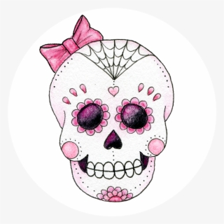 784 X 791 5 - Sugar Skulls Pink #9467001