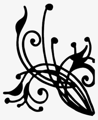 Vine Silhouette Designs Swirls - Vines Silhouette Png #9467769