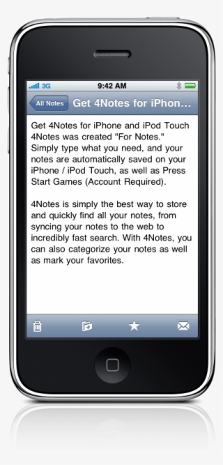 Press Start Releases 4notes - Mobile Phone #9468433