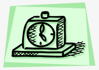 Vector Illustration Of Strategic Game Of Chess Timer #9469312