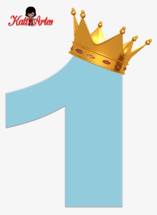 Alfabeto De Números Azul Claro Con Coronas - Numero 2 Princesa Sofia #9469614