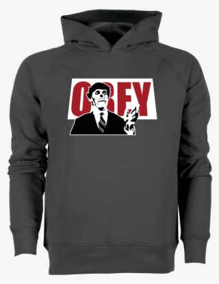 Obey Sweatshirt Stanley Hoodie Dark Grey #9470149