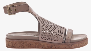 Aries In Mid Taupe Flat Sandals - Sandal #9470591