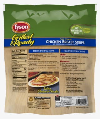 Tyson® Grilled & Ready® Fully Cooked Grilled Chicken - Tyson Grilled And Ready Chicken Strips Nutrition #9470629