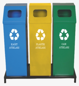 Tm 247 Square Recycle Bin Painted Base - Plastic #9471160