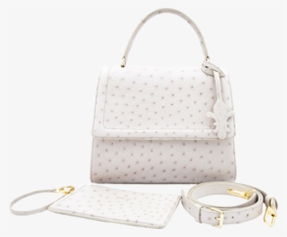 Gaby Mm Autruche Parchemin - Handbag #9473942