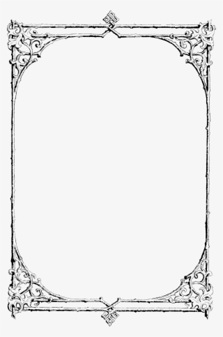 Fancy Borders - Page Border Design In Black And White - Free ...