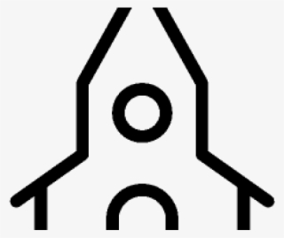 Church Clipart Icon - Circle #9474754