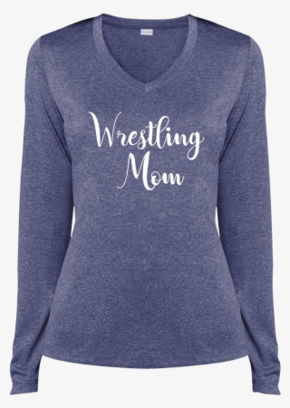 Wrestling Mom Dri Fit V Neck T Shirt - Shirt #9475355