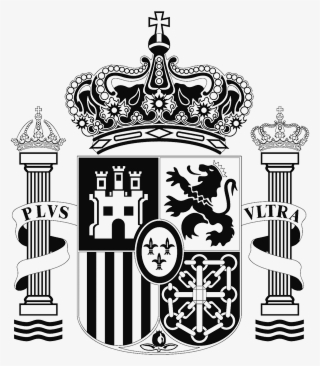 Spain Logo Vector Ai Free Download - Escudo De España En Negro #9475910