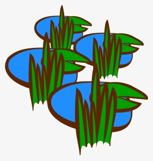 Small - Pond Plants Clipart #9476039