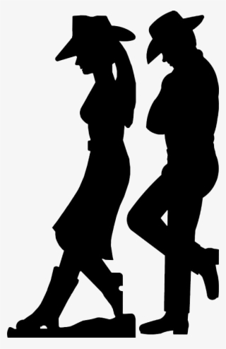 Cowgirl-cowboy - Leaning Cowgirl #9476479