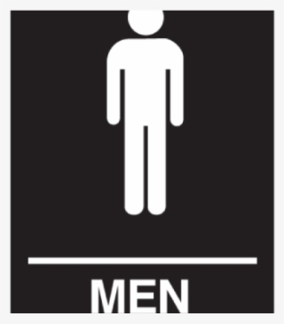 Mens Bathroom Sign - Mens Restroom Braille #9476568