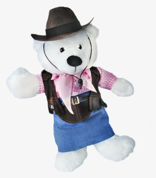 Cowgirl With Cowgirl Hat 16 Inch - Cowgirl Teddy Bear #9476655