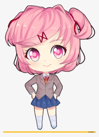 Natsuki Doki Doki Literature Club Doki Doki - Natsuki Ddlc Fanart #9478011