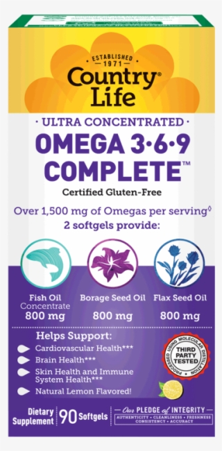 Ultra Omega 3•6•9 - Country Life Ultra Concentrated Omega 3 6 9 #9479770