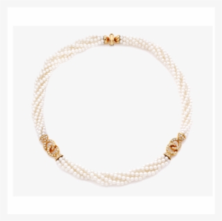 Pearls And Gold Necklace - Pearl #9479865