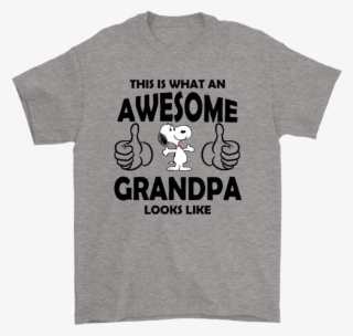 This Is What An Awesome Grandpa Looks Like Snoopy Shirts-snoopy - Legend Of Sleepy Hollow Tshirt #9480498