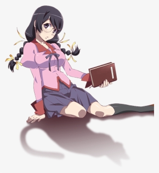 Monogatari Series Tsubasa Hanekawa Anime Glasses - Monogatari Hanekawa With Glasses #9480881