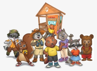 Great Wolf Lodge Clubhouse Crew - Great Wolf Lodge Cartoon Characters #9483188