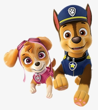 Chase Sticker - Paw Patrol Chase And Skye #9483506